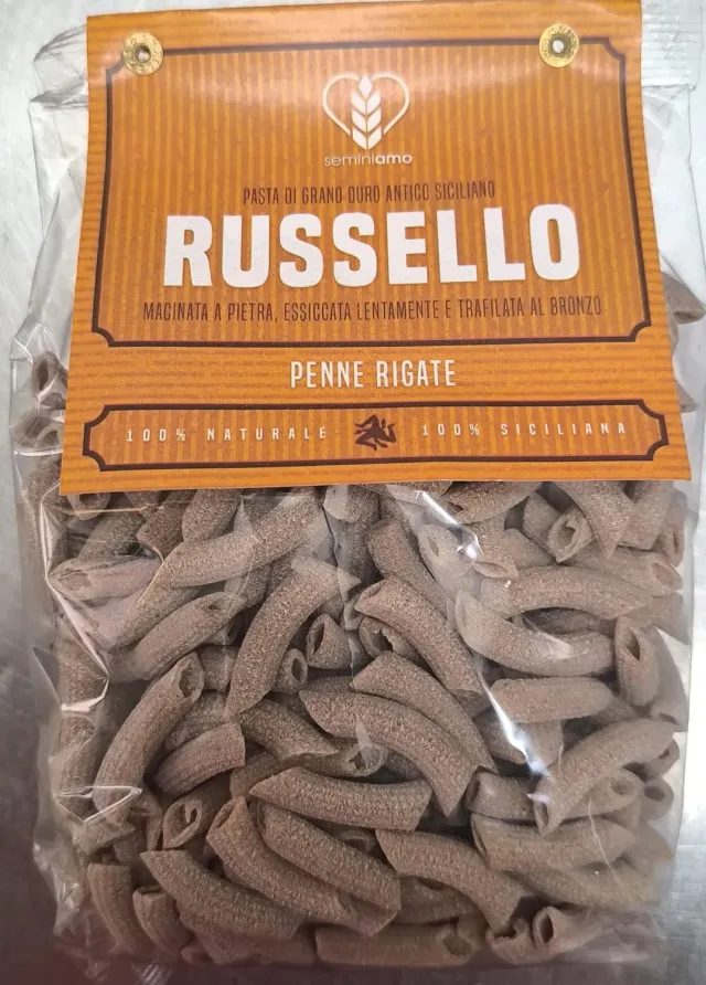 Sicilia che Gusto Penne Rigate Russello Pasta Integrale 500 g