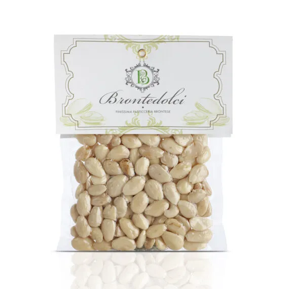 BRONTE DOLCI Blanched Sicilian Almonds mandorle siciliane pelate 250 g