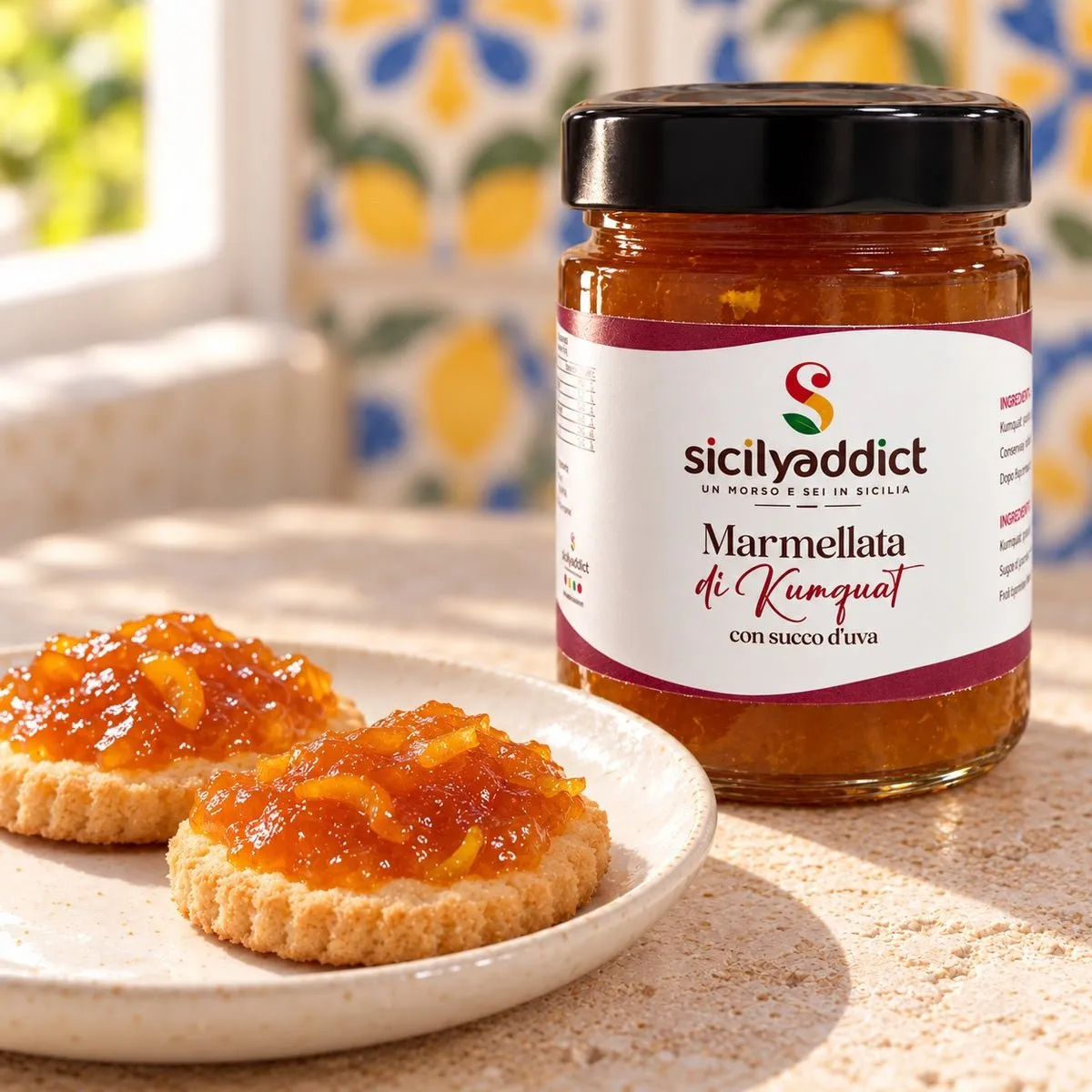 SicilyAddict Marmellata di kumquat confettura 240g