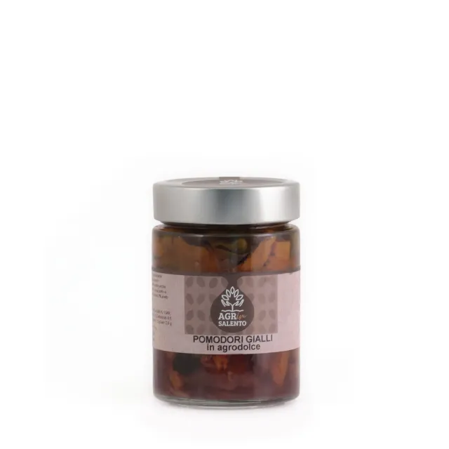 Agrinsalento Agrodolce Pomodori Secchi Gialli sottolio