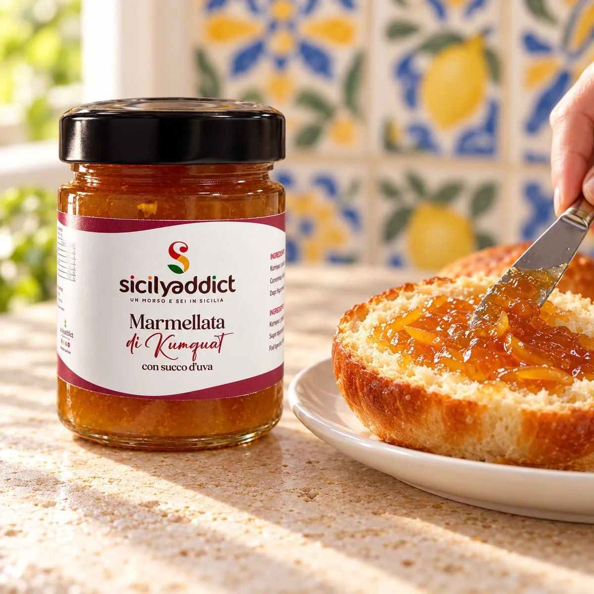 SicilyAddict Marmellata di kumquat confettura 240g