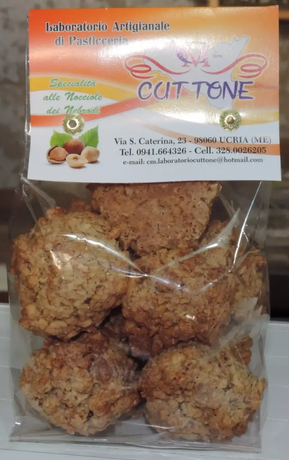 Sicilia che Gusto Brutti ma Buoni Biscotti 250 g alla Nocciola