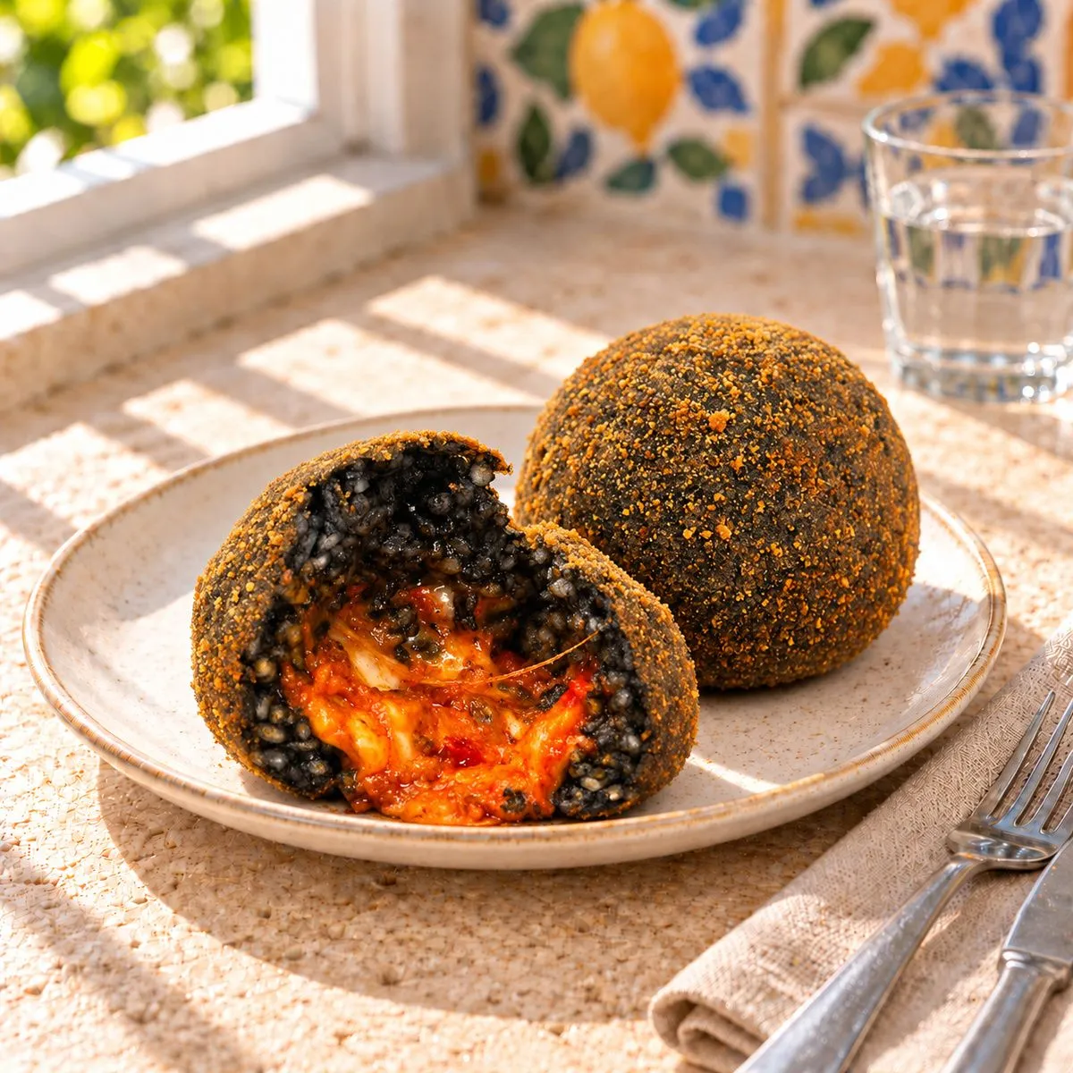 SicilyAddict Arancini alla Nduja U' Calabrisi