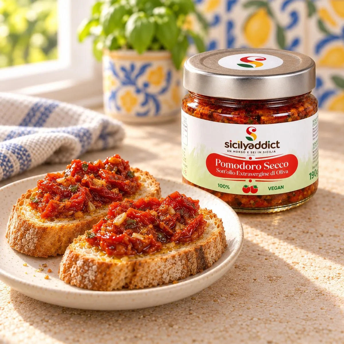 SicilyAddict Pomodoro Ciliegino Secco Sottolio 190g