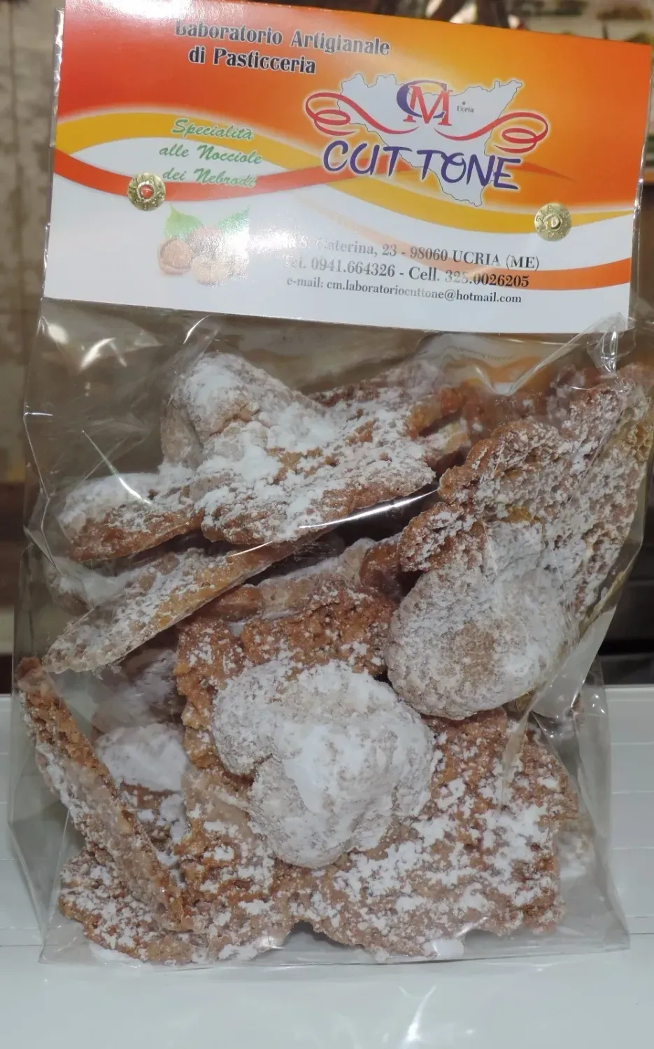 Sicilia che Gusto Pasta Reale Tortorici Biscotti Nocciole 250 g