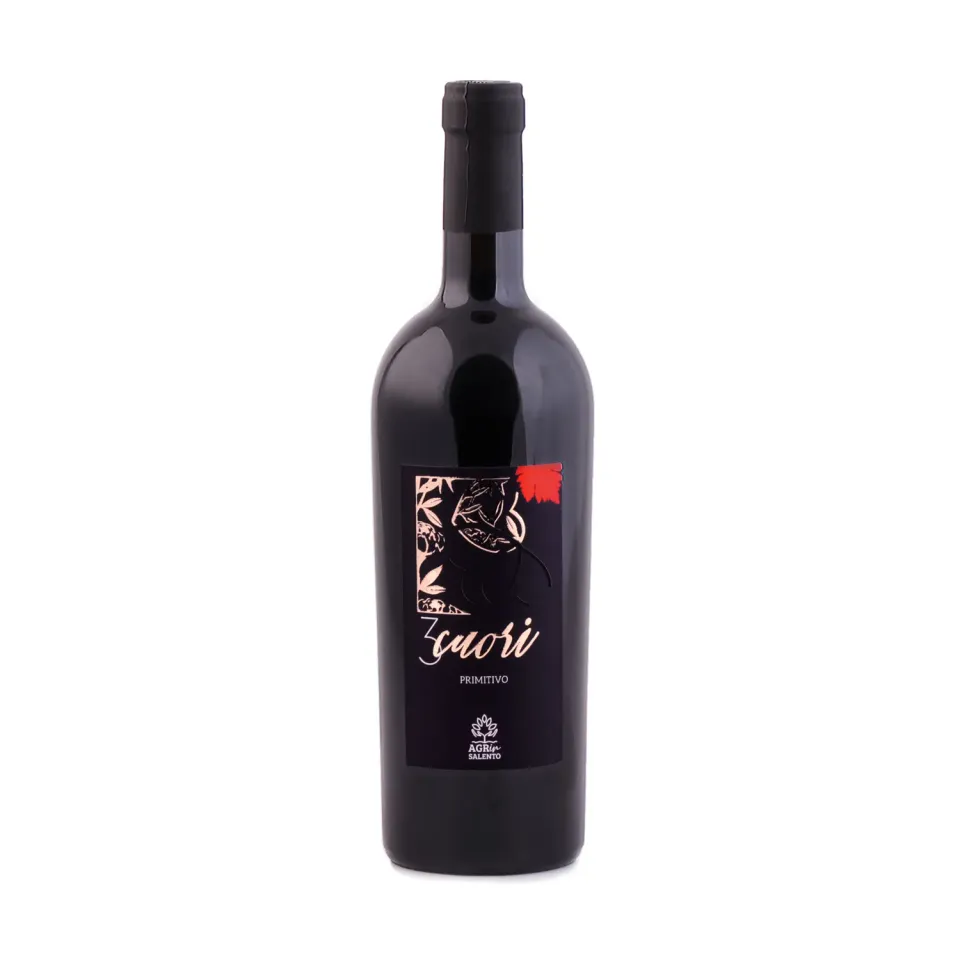 Agrinsalento 3 Cuori Primitivo di Manduria DOP vino