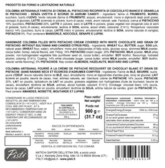 Antichi Sapori dell'Etna colomba pasquale farcita e ricoperta