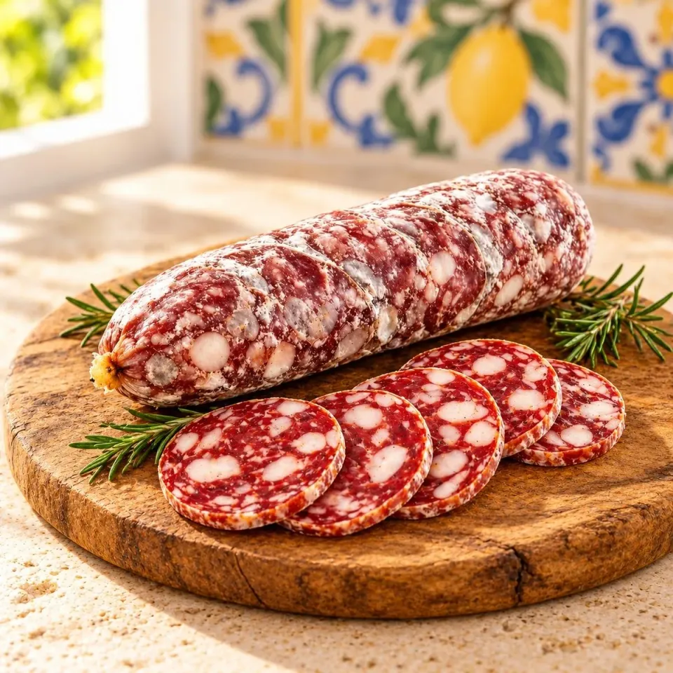 SicilyAddict Salsiccia suino nero Nebrodi essiccata