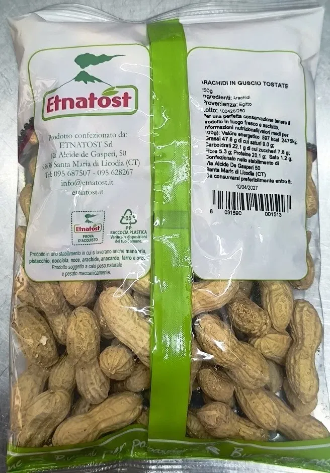 Sicilia che Gusto arachidi in guscio tostate 250 g