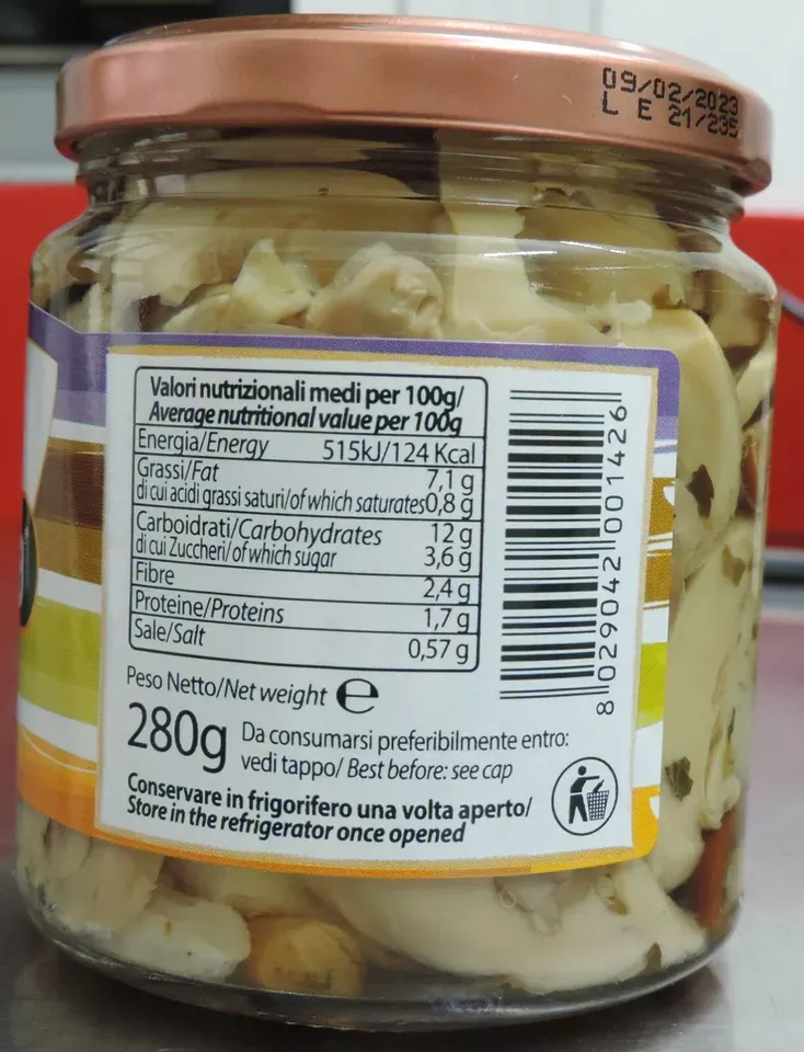 Sicilia che Gusto Misto Funghi Sottolio 280 g Vasetto