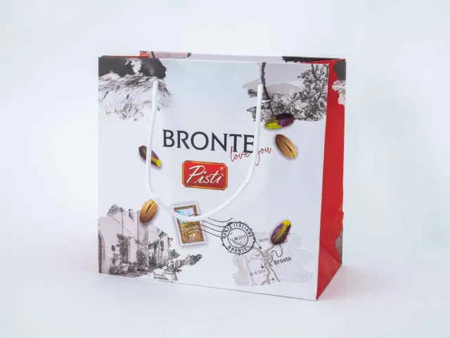 Antichi Sapori dell'Etna Shopper Bronte borsa spaziosa ecologica
