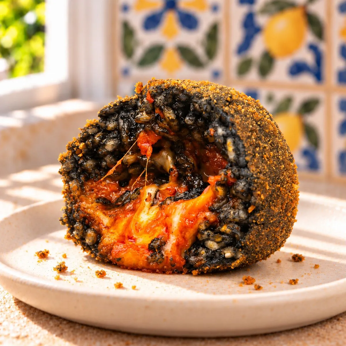SicilyAddict Arancini alla Nduja U' Calabrisi