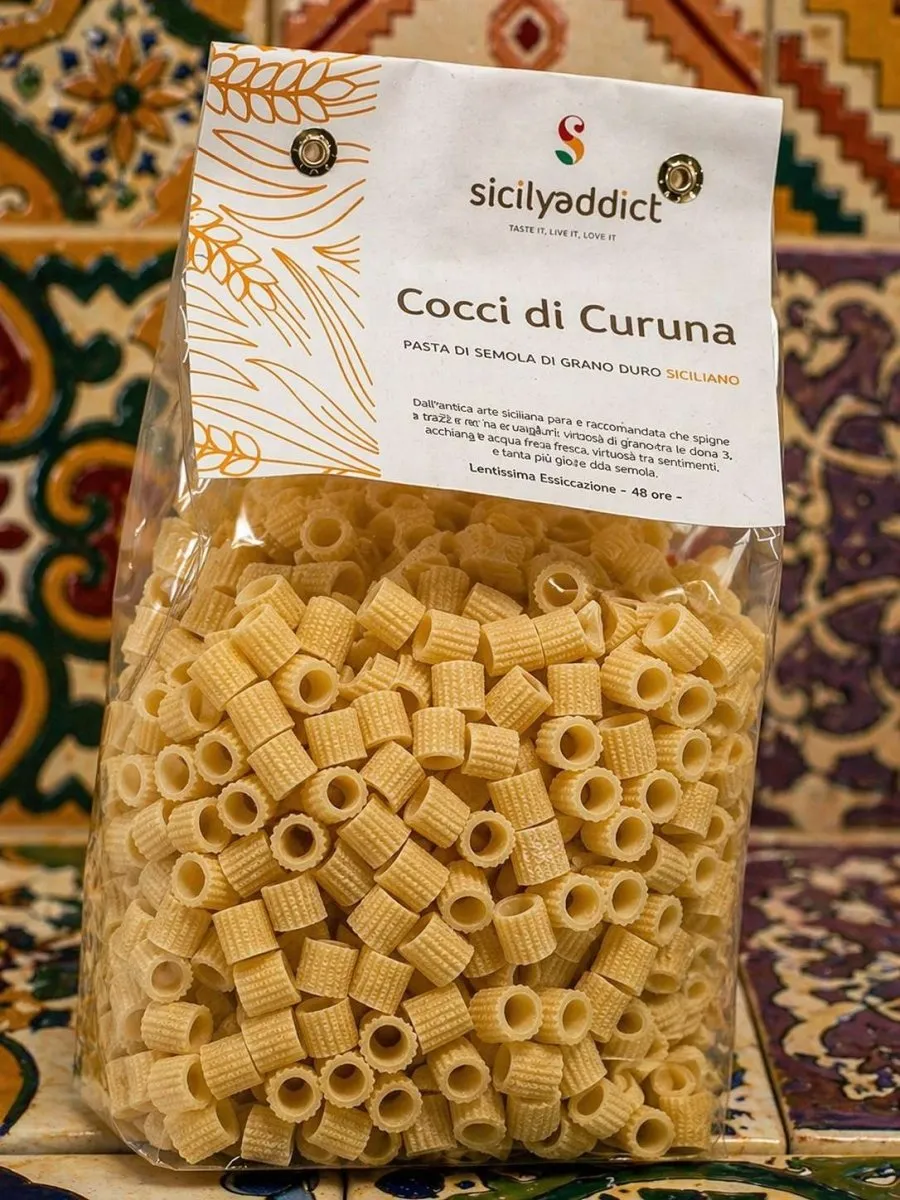 SicilyAddict Cocci di Curuna Pasta Grano Siciliano 500g Trafilata Bronzo