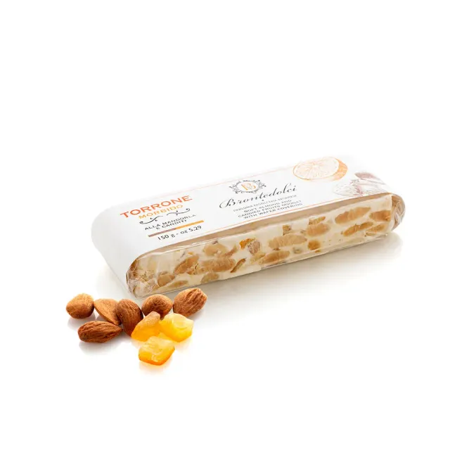 Bronte Dolci Torrone Wafer alle Mandorle 150 g