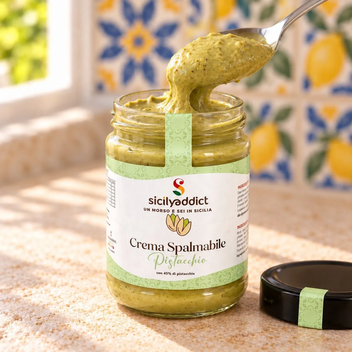 SicilyAddict Crema al pistacchio spalmabile