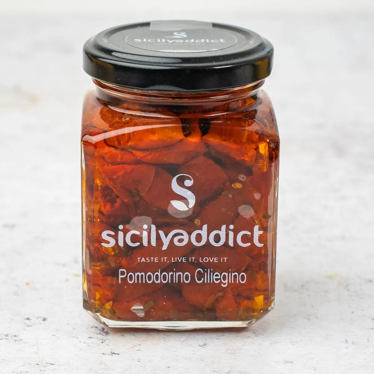 SicilyAddict Pomodorino Ciliegino Sottolio 180g Intero