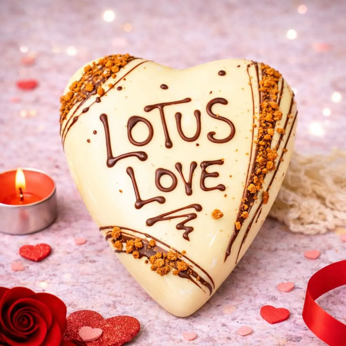 SicilyAddict Cuore di cioccolato con sac à poche