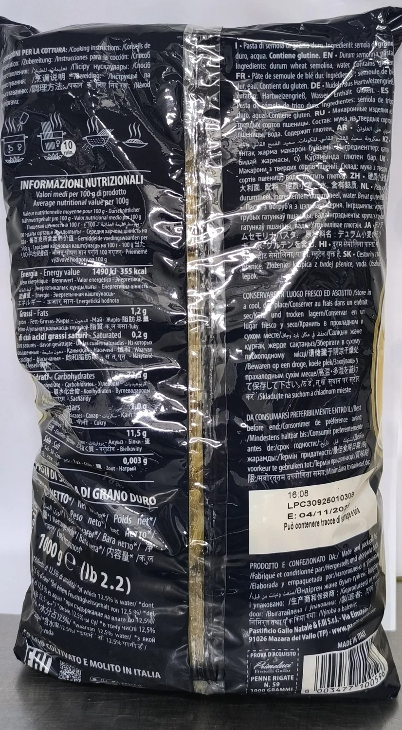 Fratelli Gallo Primeluci Fusilli Grano Siciliano 1 kg