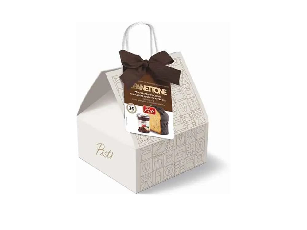 Antichi Sapori dell'Etna Panettone Pandorato Pistacchio Cioccolato 70% Modica IGP