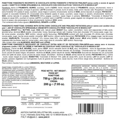 Antichi Sapori dell'Etna Pandorato Pistacchio Cioccolato 70% panettone Modica IGP
