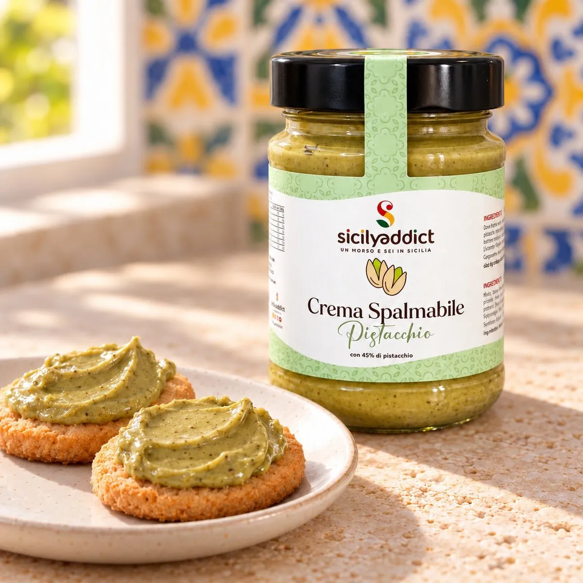 SicilyAddict Crema al pistacchio spalmabile