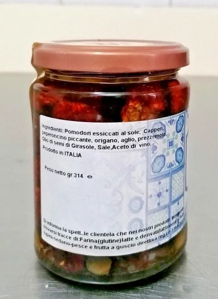Sicilia che Gusto Pomodori Secchi sott'olio 314 g siciliani