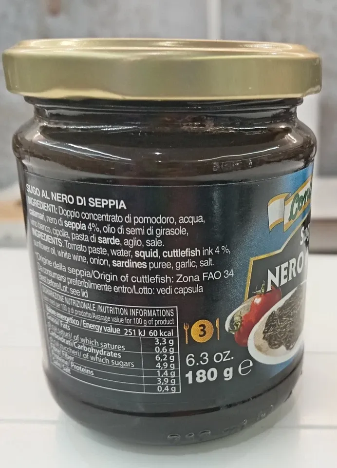 Sicilia che Gusto Sugo al Nero di Seppia