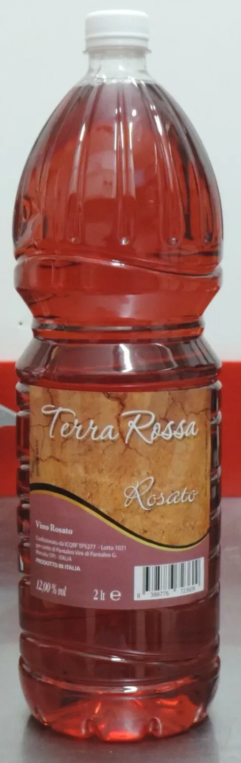 Sicilia che Gusto Terra Rossa vino bottiglione 2 L