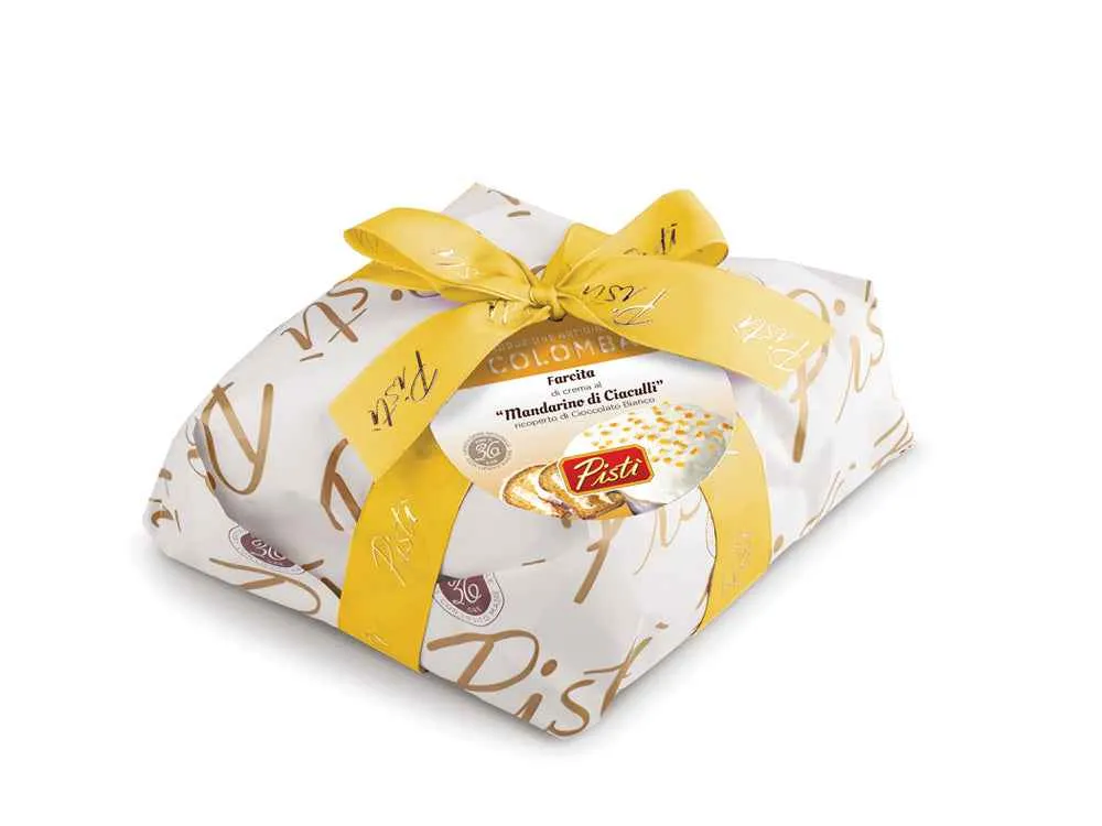 Antichi Sapori dell'Etna colomba pasquale farcita e ricoperta