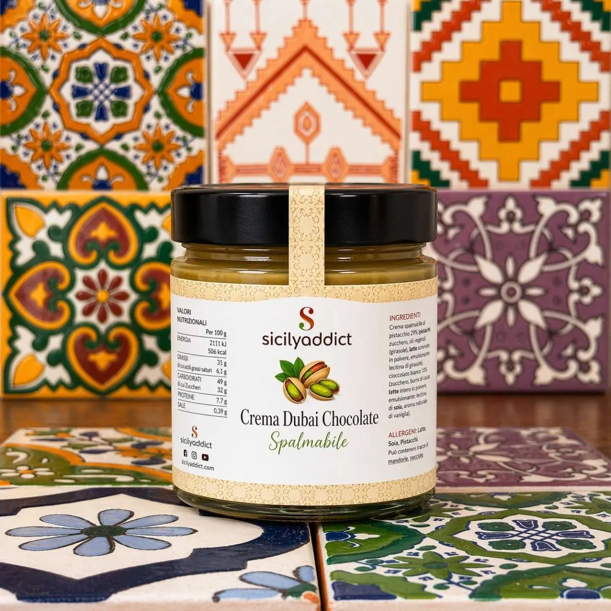 SicilyAddict Dubai Crema Pistacchio Kataifi croccante