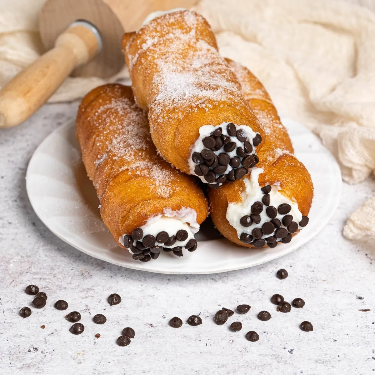 SicilyAddict Cartocci siciliani con ricotta di pecora