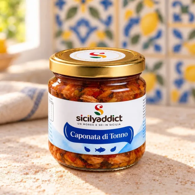 SicilyAddict Caponata antipasto siciliano 200g