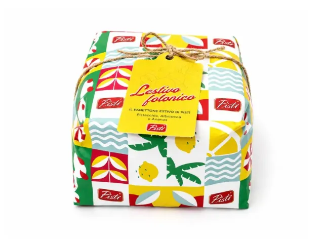 Antichi Sapori dell'Etna Lestivo Fotonico Panettone Albicocca Ananas Pistacchio