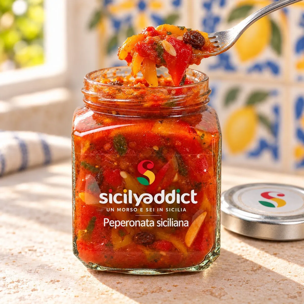 SicilyAddict Peperonata siciliana conserva 280g