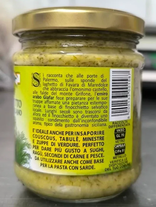 Sicilia che Gusto Gjafar Salsa Finocchietto 200 g