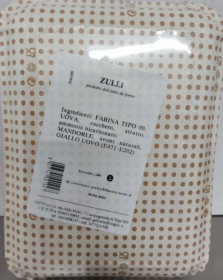 Sicilia che Gusto Biscotti Zulli Artigianali 400 g