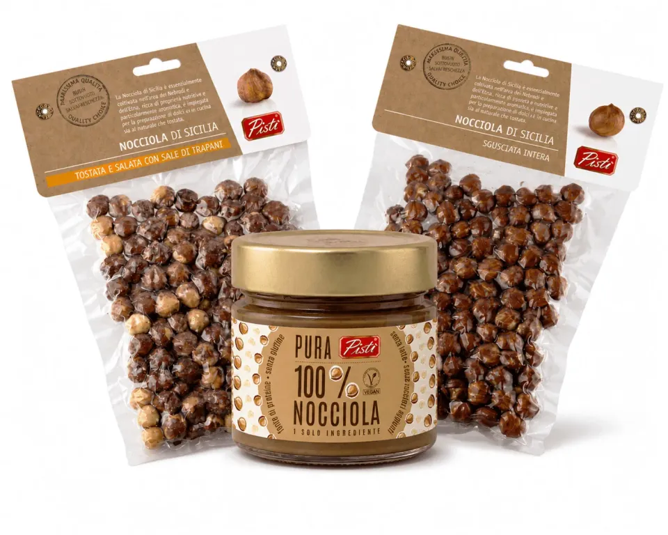 Antichi Sapori dell'Etna Trois Noisettes cofanetto nocciola pura