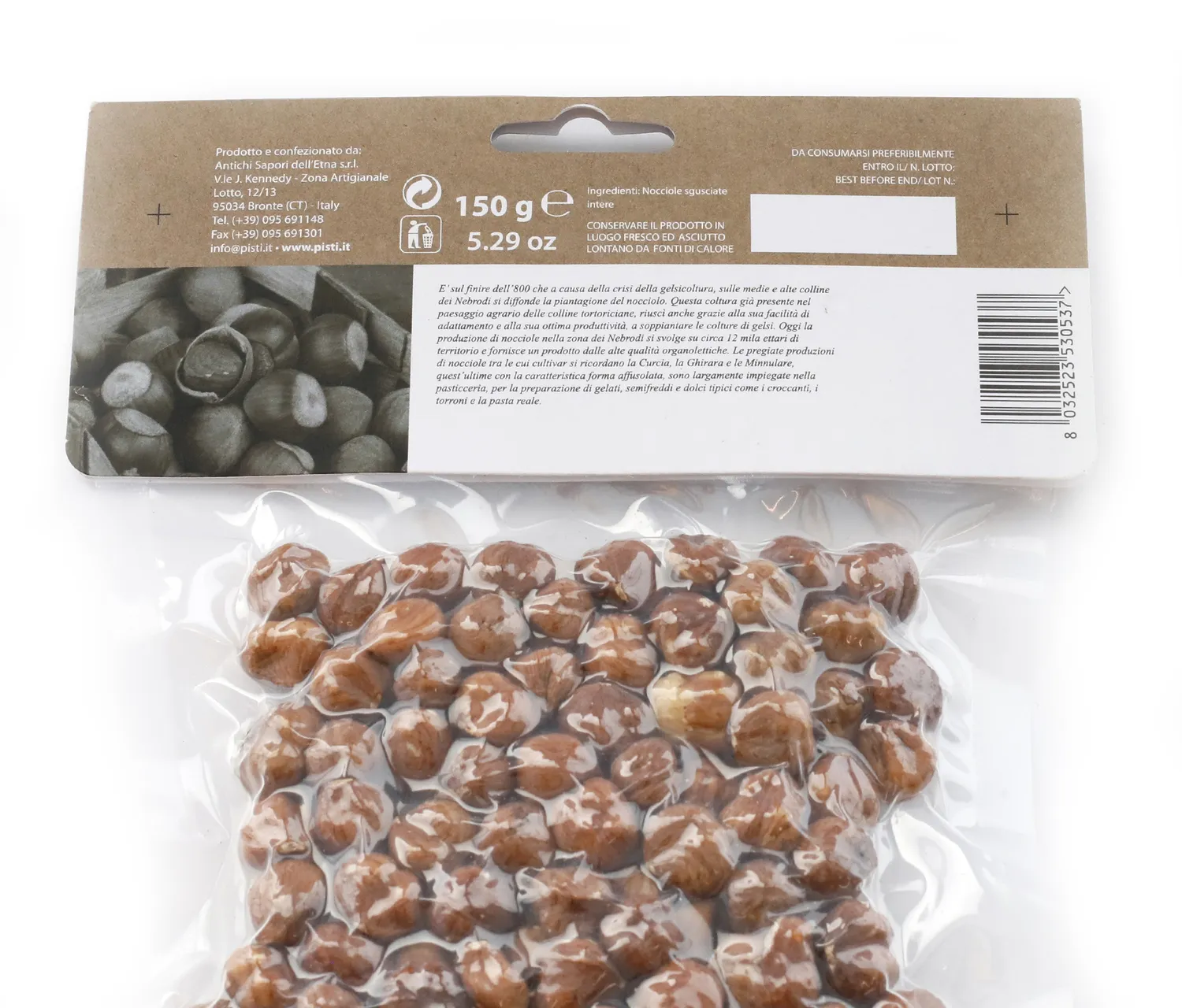 Antichi Sapori dell'Etna Duo di Nocciole Tostate e Salate