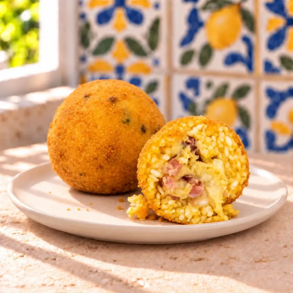 SicilyAddict Arancini Zucca Provola e Speck 4x200g autunnali