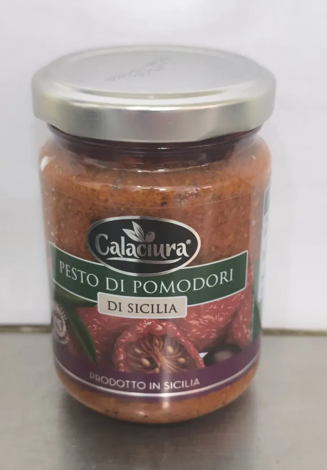 Sicilia che Gusto Pesto di Pomodori Olive Nere 140 g