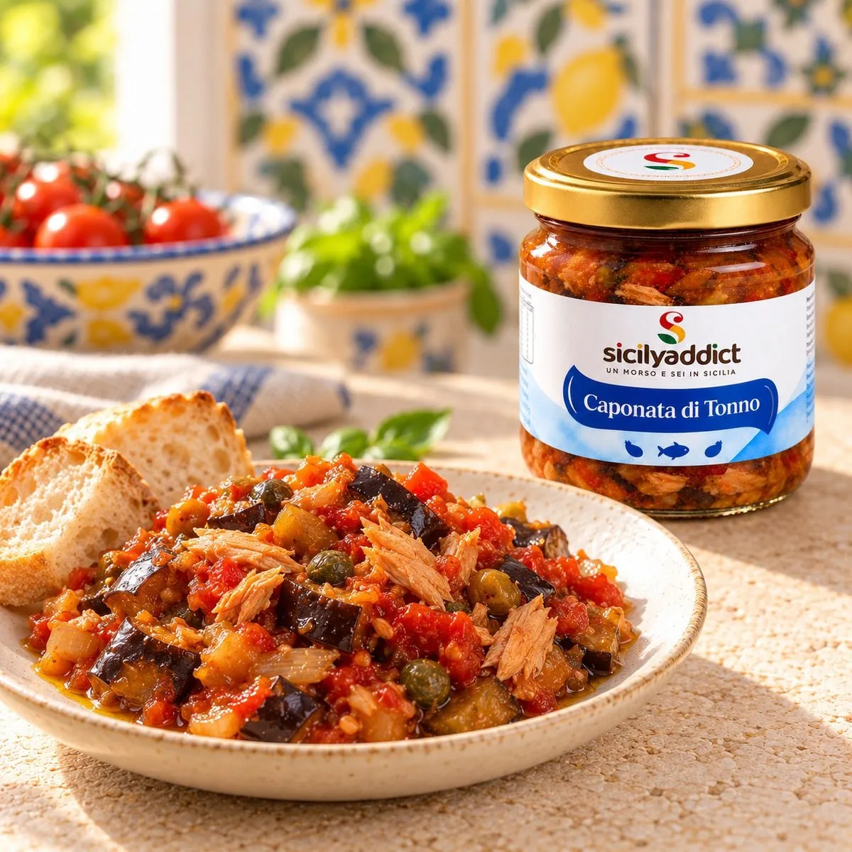 SicilyAddict Caponata antipasto siciliano 200g