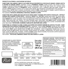 Antichi Sapori dell'Etna Panettone Limone e Miele con Cioccolato Bianco
