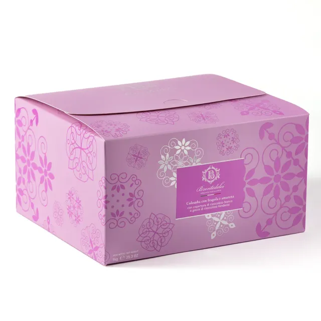 BRONTE DOLCI Strawberry and Black Cherry Colomba colomba fragole amarene 1 kg