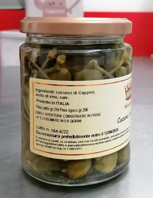 Sicilia che Gusto Cocunci Sott'Aceto 314 g Vaso