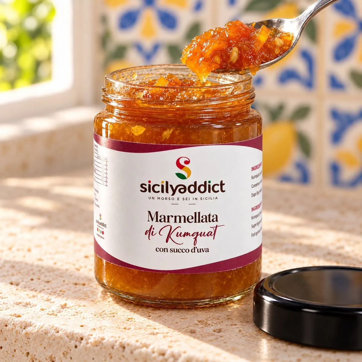 SicilyAddict Marmellata di kumquat confettura 240g