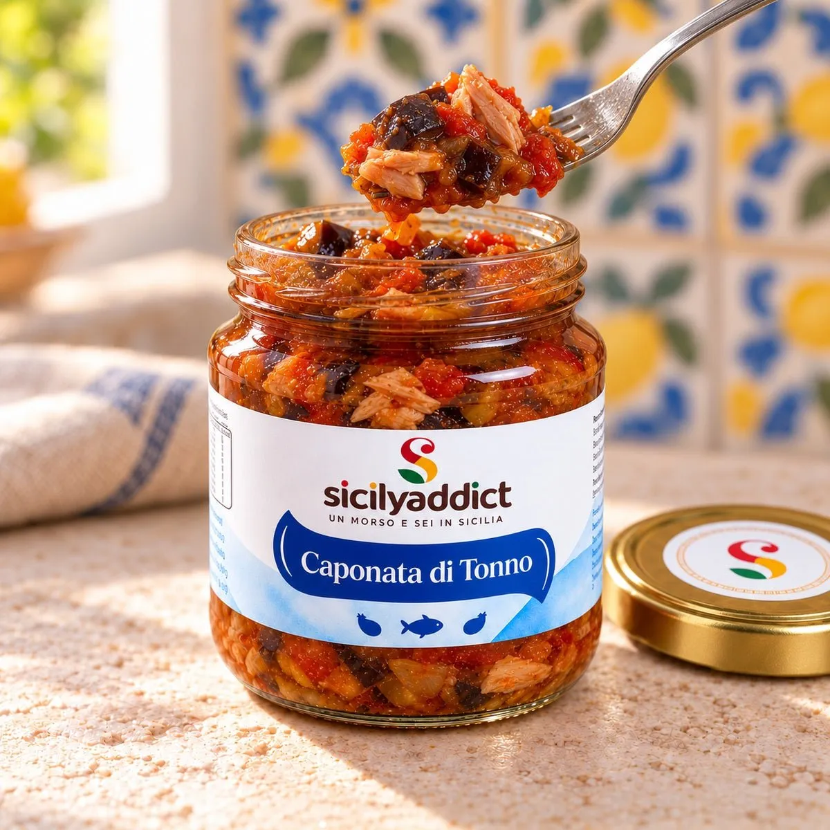 SicilyAddict Caponata antipasto siciliano 200g