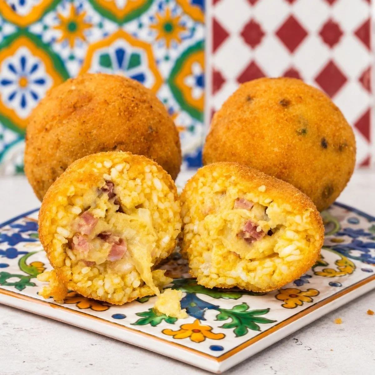 SicilyAddict Arancini Zucca Provola e Speck 4x200g autunnali