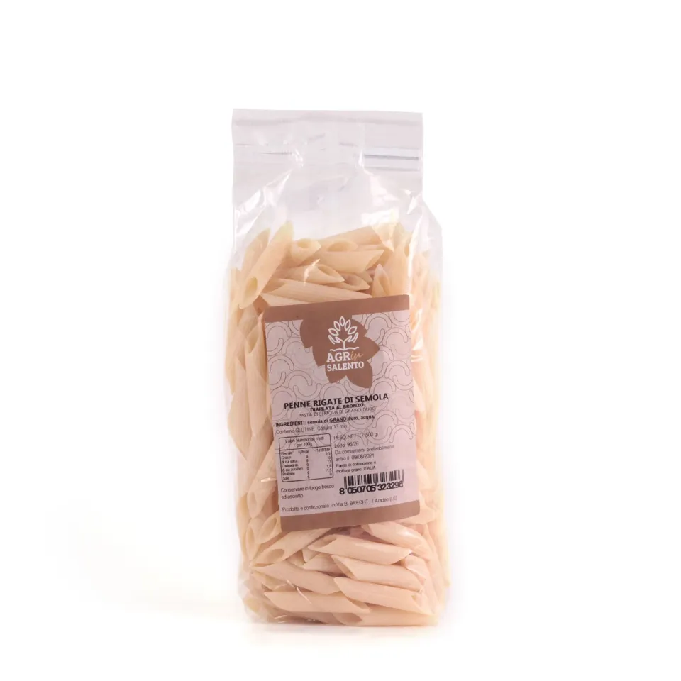 Agrinsalento Penne Rigate di Semola pasta