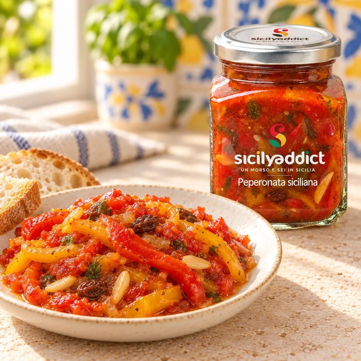 SicilyAddict Peperonata siciliana conserva 280g