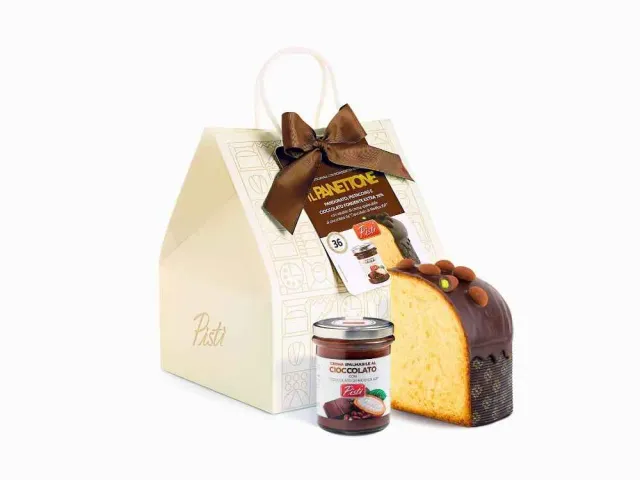 Antichi Sapori dell'Etna Pandorato Pistacchio Cioccolato 70% panettone Modica IGP